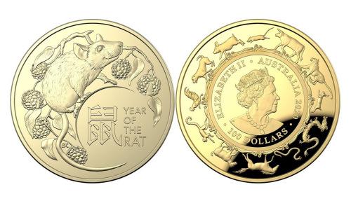 祝福新一轮农历生肖周期 澳铸币厂推出鼠年纪念币