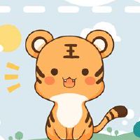 2022年,虎,春节,春节,这是一个好运。