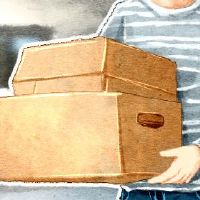 第一个月搬家或2月在2月移动了一个良好的农历。