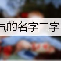 男孩洋气的名字二字