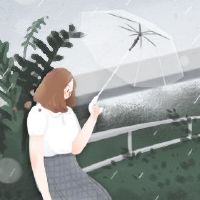 节流阀雨的祝福,良好的听力句共享