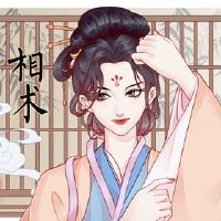 女人脸部发际发型不平坦