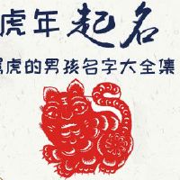 属虎的男孩名字大全集