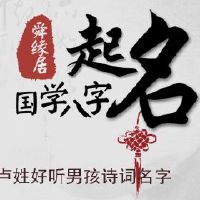 卢姓好听男孩诗词名字