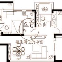 洗手间坐落于家居家具中宫不吉,该怎样缓解?