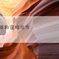 不错的传统名字