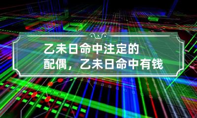 的伴侣:寻找乙未日命盘中的有缘人