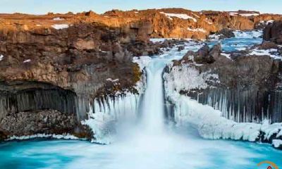 梦到冷冻的飞瀑