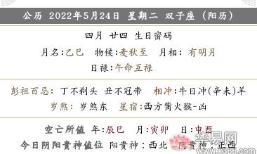 2022年四月二十四时辰吉凶时辰宜忌,十二时辰有什么别称?