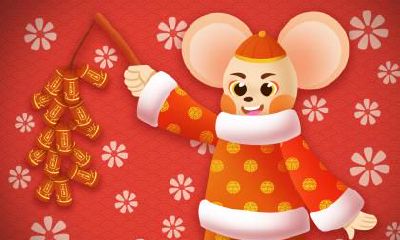 2020年正月初六出生的属鼠女孩五行缺水取名用什么字好?