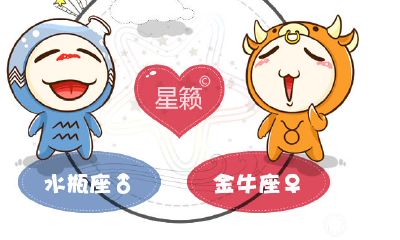 水瓶座和金牛座星座的配对指数