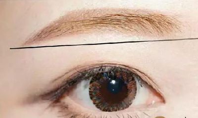 梦到自己眼眉上有字