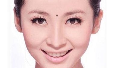脸上长痣面相图女