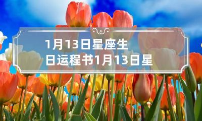 1月13日星座生日运程书 1月13日 星座