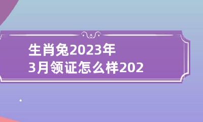 生肖兔2023年3月领证怎么样 2023年的兔子哪个月的命最好