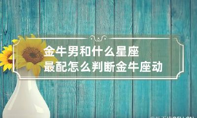 金牛男和什么星座最配 怎么判断金牛座动心了