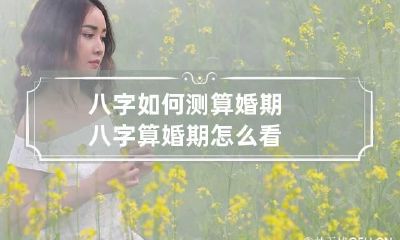 八字如何测算婚期 八字算婚期怎么看