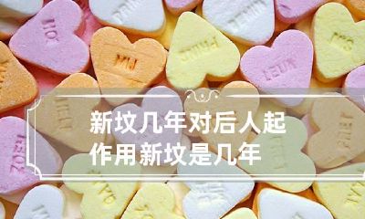 新坟几年对后人起作用 新坟是几年