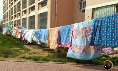 梦见晒被子雨天