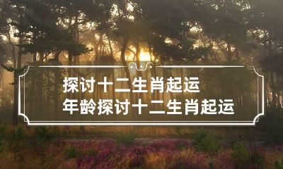 探讨十二生肖起运年龄 探讨十二生肖起运年龄的方法