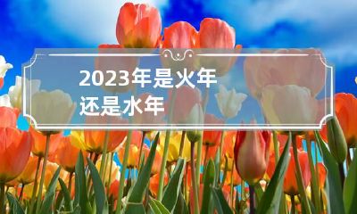 2023年是火年还是水年
