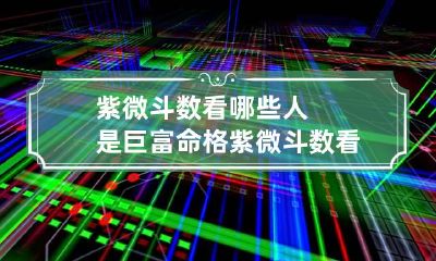 紫微斗数看哪些人是巨富命格 紫微斗数看财运极佳的人