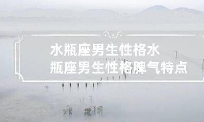 水瓶座男生性格 水瓶座男生性格脾气特点和缺点