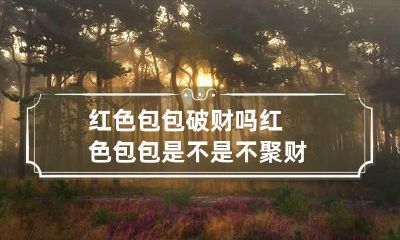 红色包包破财吗 红色包包是不是不聚财