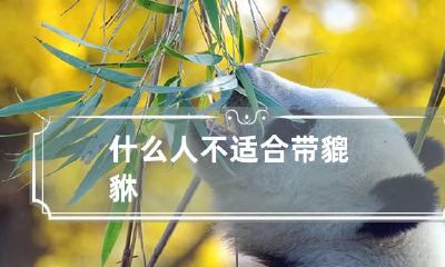 什么人不适合带貔貅