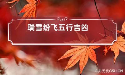 瑞雪纷飞五行吉凶