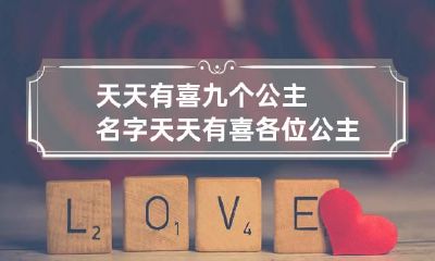 天天有喜九个公主名字 天天有喜各位公主