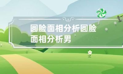 圆脸面相分析 圆脸面相分析男