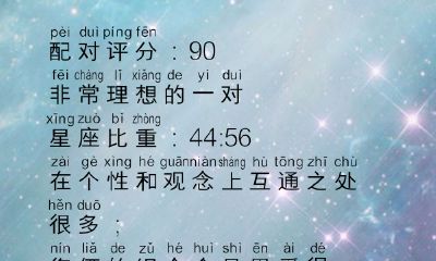 金牛座和巨蟹座配对指数