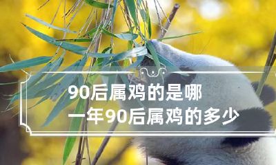 90后属鸡的是哪一年 90后属鸡的多少岁了
