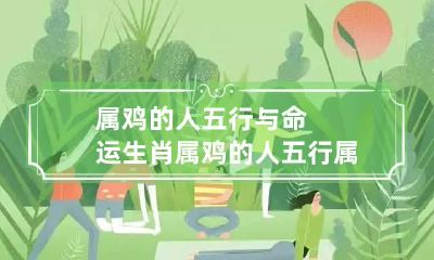 属鸡的人五行与命运 生肖属鸡的人五行属什么