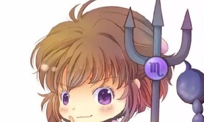 天蝎座美甲的设计图案