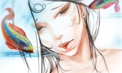 双鱼座朦胧的眼神