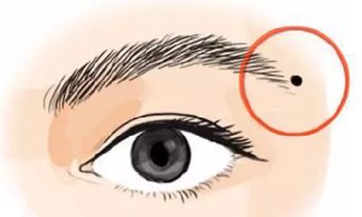 眉尾长痣的人感情不顺,易破财