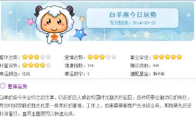 白羊座命运走势图(白羊座完整运势)