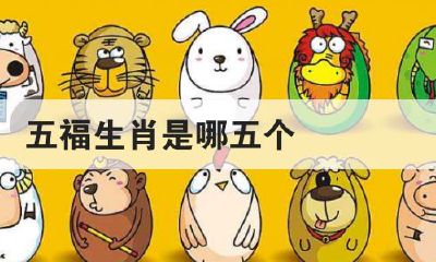 五福生肖是哪五福生肖(福指一个生肖)