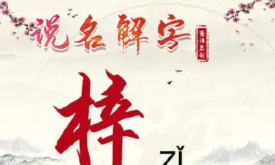 梓字取名的寓意是什么女孩(梓字女孩取名高雅点的)