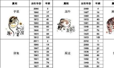 十二生肖岁数排行榜(28岁属什么的生肖)