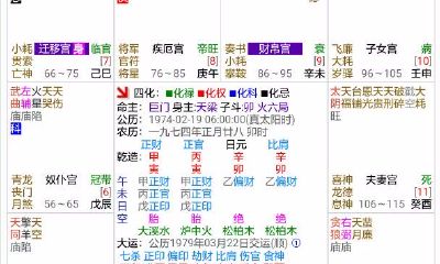 紫微麦论命宫大限小限流年(紫微斗数怎么看流年)