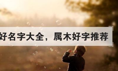五行属木如何取名(五行属木非常好听的名字)