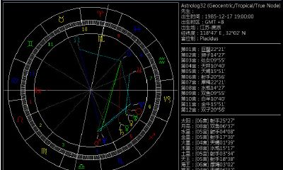 星座星盘算命(星座免费占星排盘)