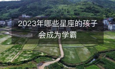2023年将有哪些星座的后代在学业上取得出色的成绩,成为杰出的学霸呢?