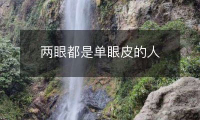 两只眼睛都拥有单眼皮特征的人群研究:探讨其可能的遗传因素和生理机制