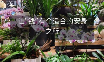 打造一个像家一样舒适的“钱”的安身之所