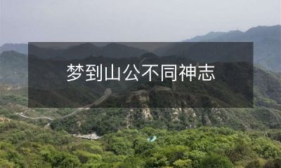 经历的真实奇妙:我在梦里遇到了不同神志的山公
