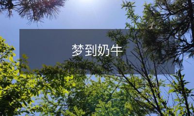 在梦中遇见奶牛:寓意深刻的梦境启示与个人心理分析